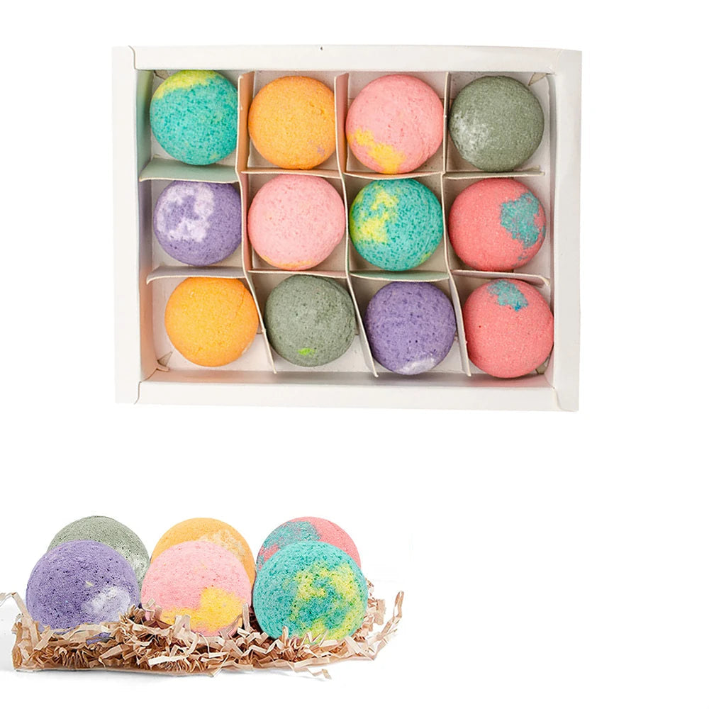 Bombes de bain relaxantes aux huiles essentielles